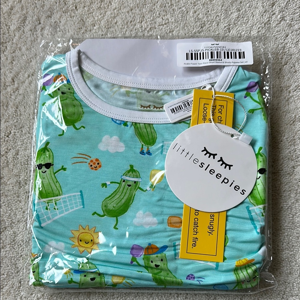 Little Sleepies Pickle Power Short Set
